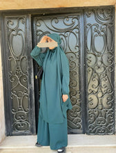 Load image into Gallery viewer, Forest Green Imanah jilbab
