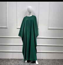 Load image into Gallery viewer, Emerald Green Butterfly Abaya

